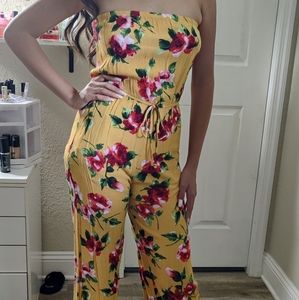 Rainbow Strapless jumpsuit